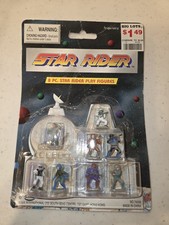 Soma Star Rider 8-piece space figure set, a collectible toy from the 1990s