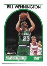 BILL WENNINGTON 1989-90 HOOPS ROOKIE CARD NEAR MINT+ CONDITION