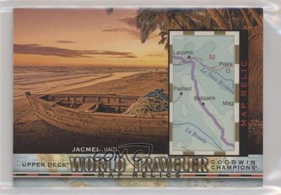 2019 Upper Deck Goodwin Champions World Traveler Map Relics Jacmel Haiti 0zu