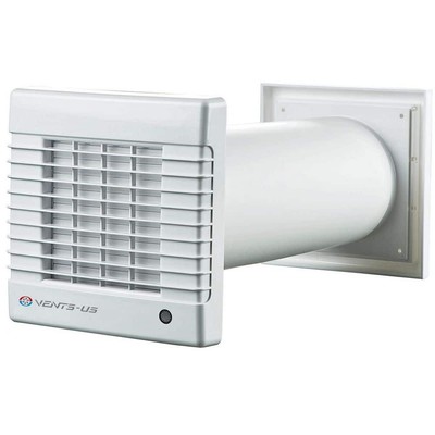 US110 Cfm Wall-Through Exhaust Fan - Garage Ventilation Kit With 5 In. Duct-VENT