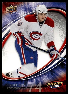 2008-09 Upper Deck Power Play Box Set Sergei Kostitsyn Montreal Canadiens #153