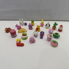 Mini Erasers Assorted Lot Of 21-animals, Christmas, Food Used Condition School