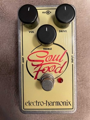 Electro-Harmonix Soul Food Distortion/Fuzz/Overdrive Guitar Effect Pedal