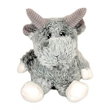 Goat Hand Puppet Musical Plush Gray White MTY International Co With Video