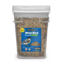 Wild Bird Seed Food 22.5lb Bucket Sunflower Millet Milo Wheat Blend Feeder Safe