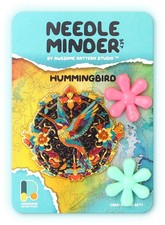 Magnetic Needle Minder Set with Hummingbird and 2 Needle Threaders for Crafts
