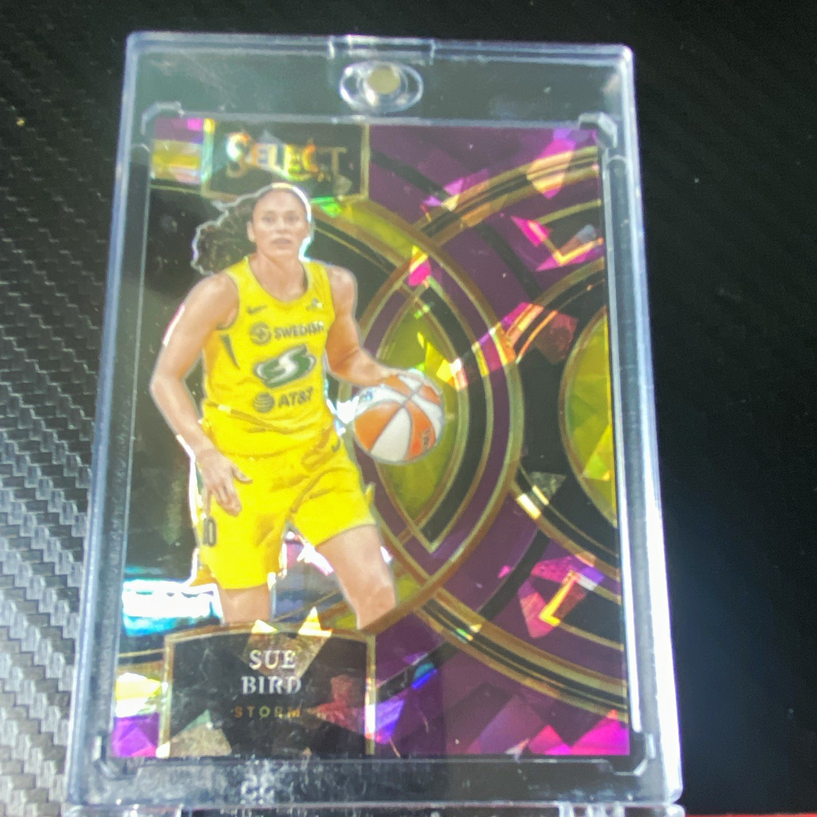 Panini 2024 Select WNBA Premier Level Sue Bird Storm #150 Purple Ice Prizm /149