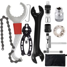 Bike Tool Kit,8 Professional Bicycle Repair Tools for Mountain Bike with 3-in...