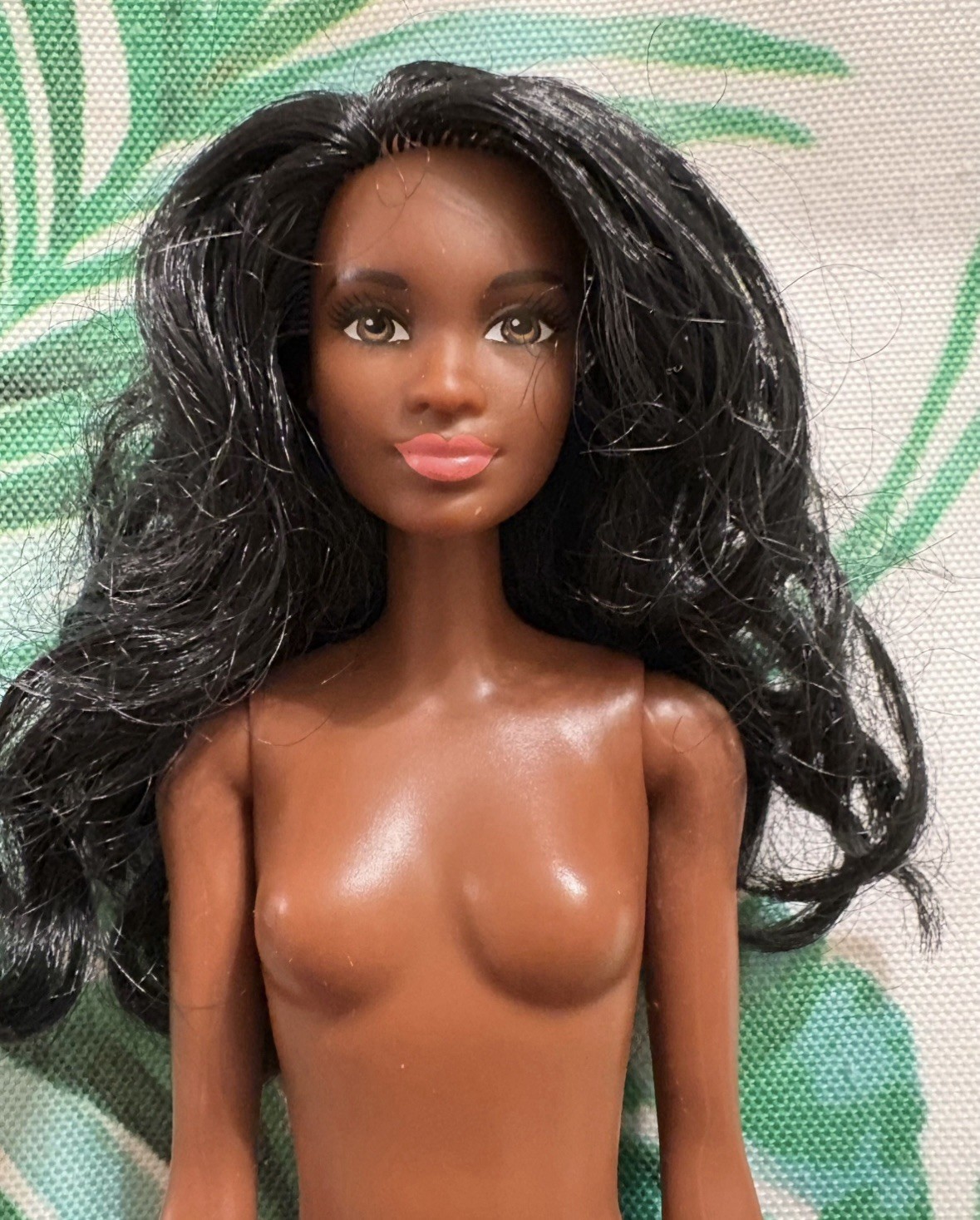 Mattel Barbie Doll For OOAK AA Long Hair 1186 M J 1L African American Nude