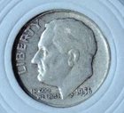 1956 P ROOSEVELT DIME - 90% SILVER - MELT VALUE $ 5.70 each - BCDR 12