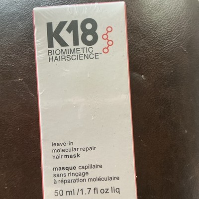 K18 Biomimetic Hairscience Leave-In Molecular Repair Mask for Damaged Hair 1.7oz