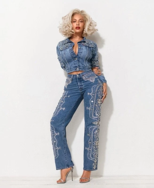 Beyoncé for Levi's jeans/'Good Jeans' advertisement print - 8" x 12"