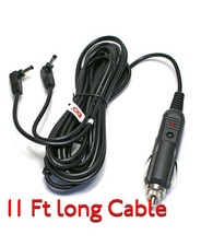 11" Car Charger Power Cord for Sylvania 9" 10" Dual Screen Portable Dvd Player