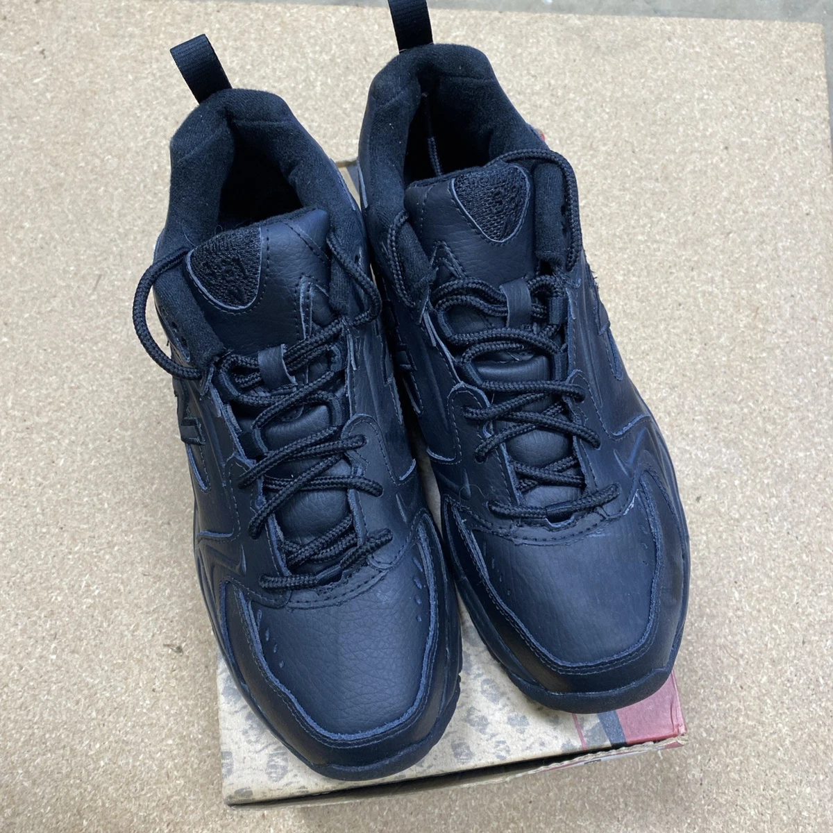 New Balance 381 Trainers Sneakers Mens Size 12D Black Leather CMX381Z 71KUos3i75L._AC_UY900_.jpg main image 2