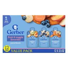 HappyBABY Organics Yogis Melts Variety Pack Freeze Dried Yogurt Snack 1 oz 4 ct