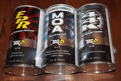 BG 3 PART ENGINE PERFORMANCE RESTORATION KIT FUEL SYSTEM CLEANER OIL SUPPLEMENT