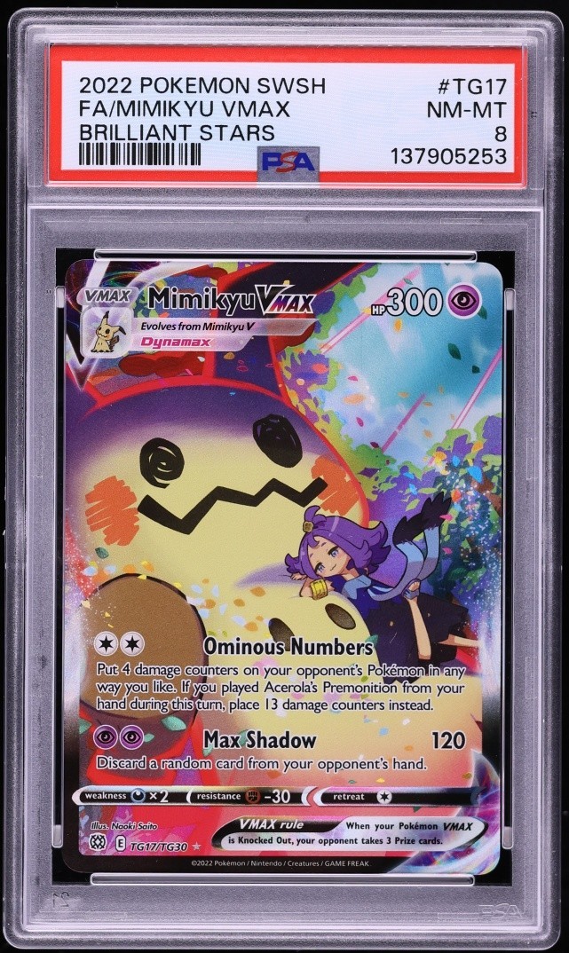 Mimikyu VMAX TG17/TG30 Swsh09: Brilliant Stars Trainer Gallery