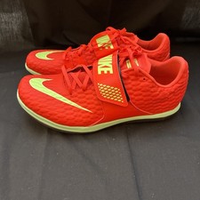 Nike Zoom High Jump Elite Track  Field Spikes Crimson Red Men's 10 FZ9636-600