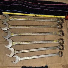 Vintage Proto Mfd Usa Jumbo Combination Wrench Lot 6pc 1 18- 1 58