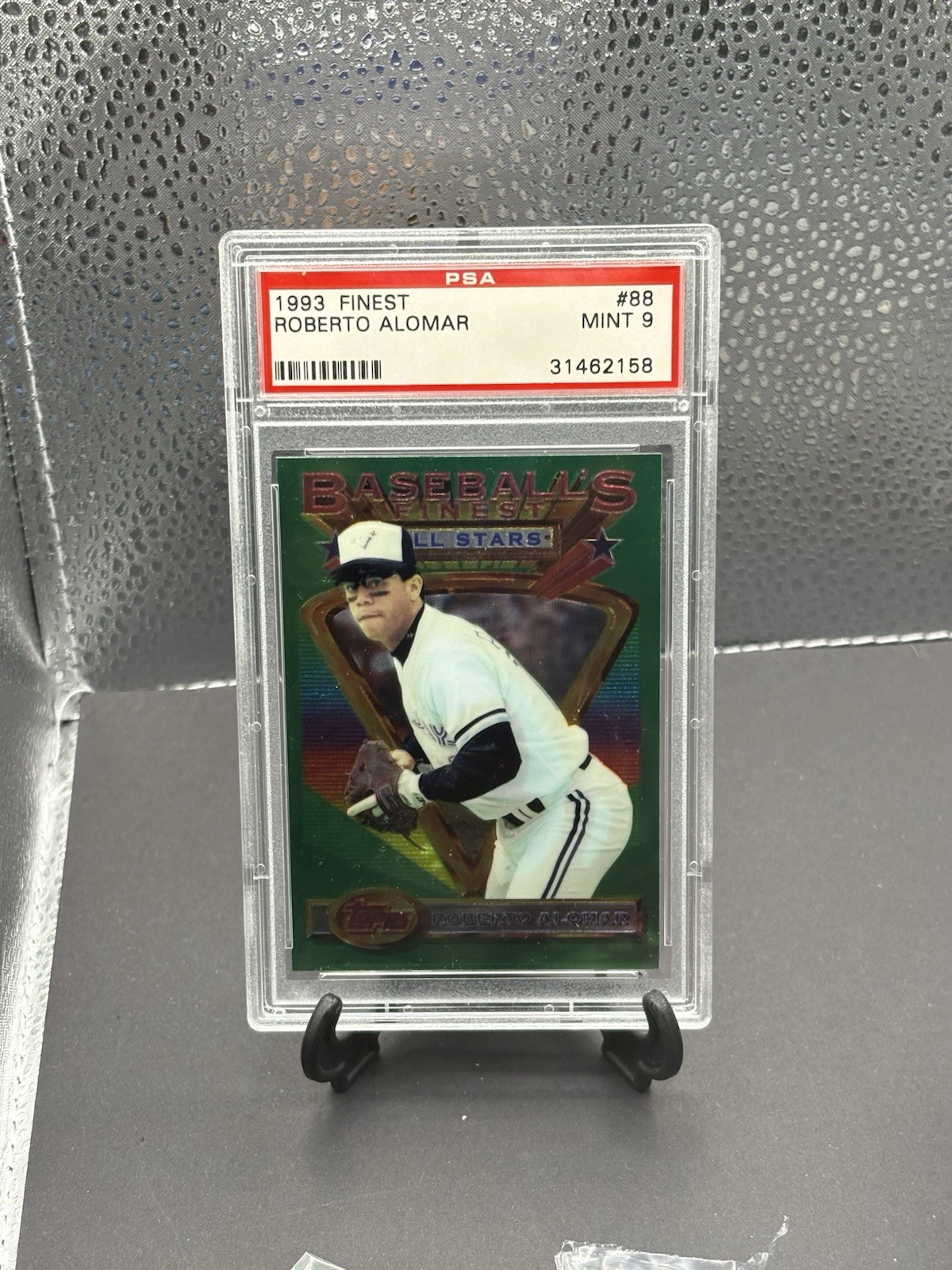 1993 Topps Finest Roberto Alomar #88     PSA 9