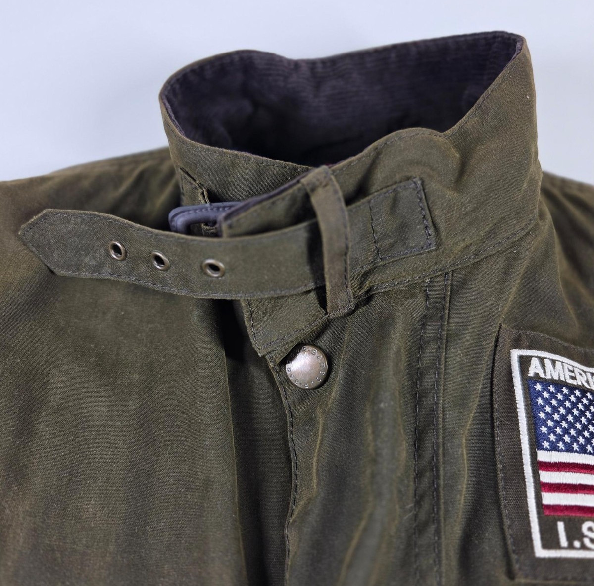 Rare Barbour International  (Size Medium) Steve McQueen Mens Motercycle Jacket image 3