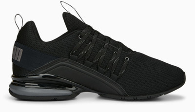 377911-01 Puma Herren Axelion Refresh Schwarz Laufschuhe Turnschuhe Herrenschuhe