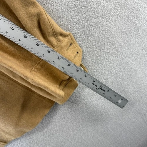 Vintage Hickey Freeman Jacket Men's 44 Large Brown Shirt Camel Hair Lined 70s image 6