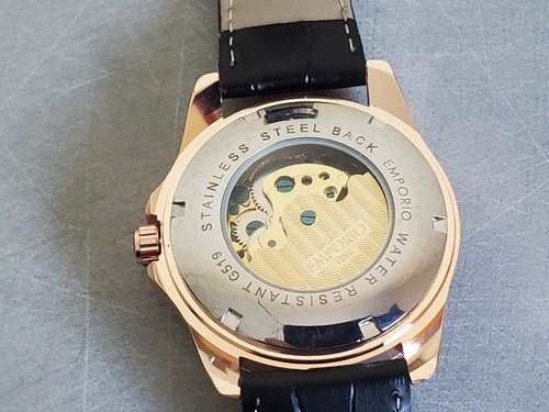 Reloj Hombre Emporio Time Automático Man – COD. A19 PT – Como Nuevo En Caja - Imagen 9 de 15