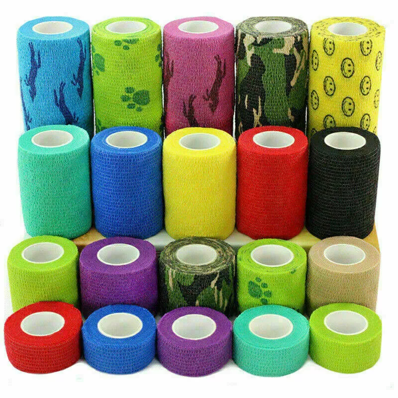 Self adhesive Elastic Bandage Wrap First Aid Medical Athletic