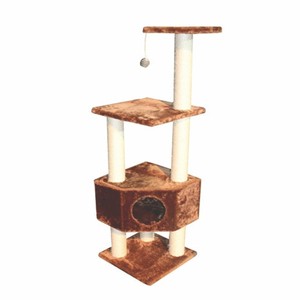 mansions kitty houston cat tree brown