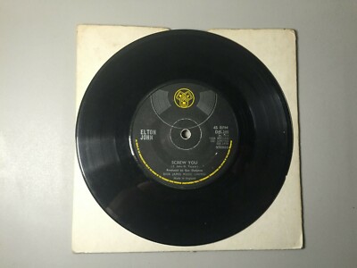 Elton John   Goodbye Yellow Brick Road / Screw You 7'' Vinyl Record