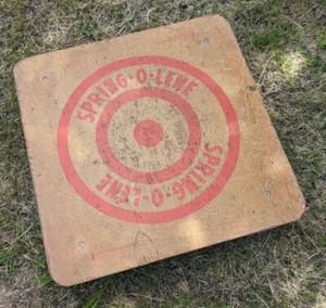 VinTagE SPRING-O-LENE ToY Spring Board Springboard Wood Vault Gym Trampoline