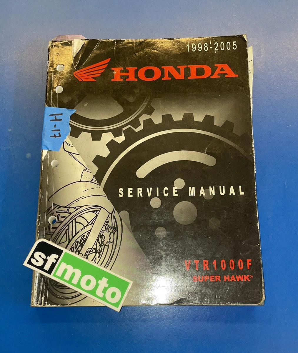 HONDA VTR1000F SERVICE MANUAL Pdf Download | ManualsLib