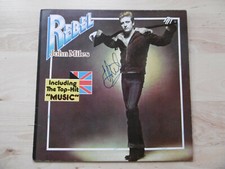 John Miles Autograph Signed LP Cover "Rebel" Vinyl