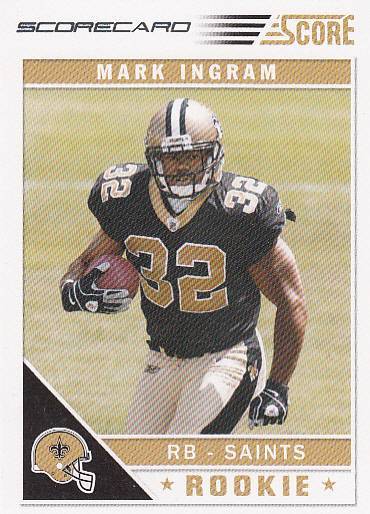 2011 Score Scorecard #361 Mark Ingram Saints