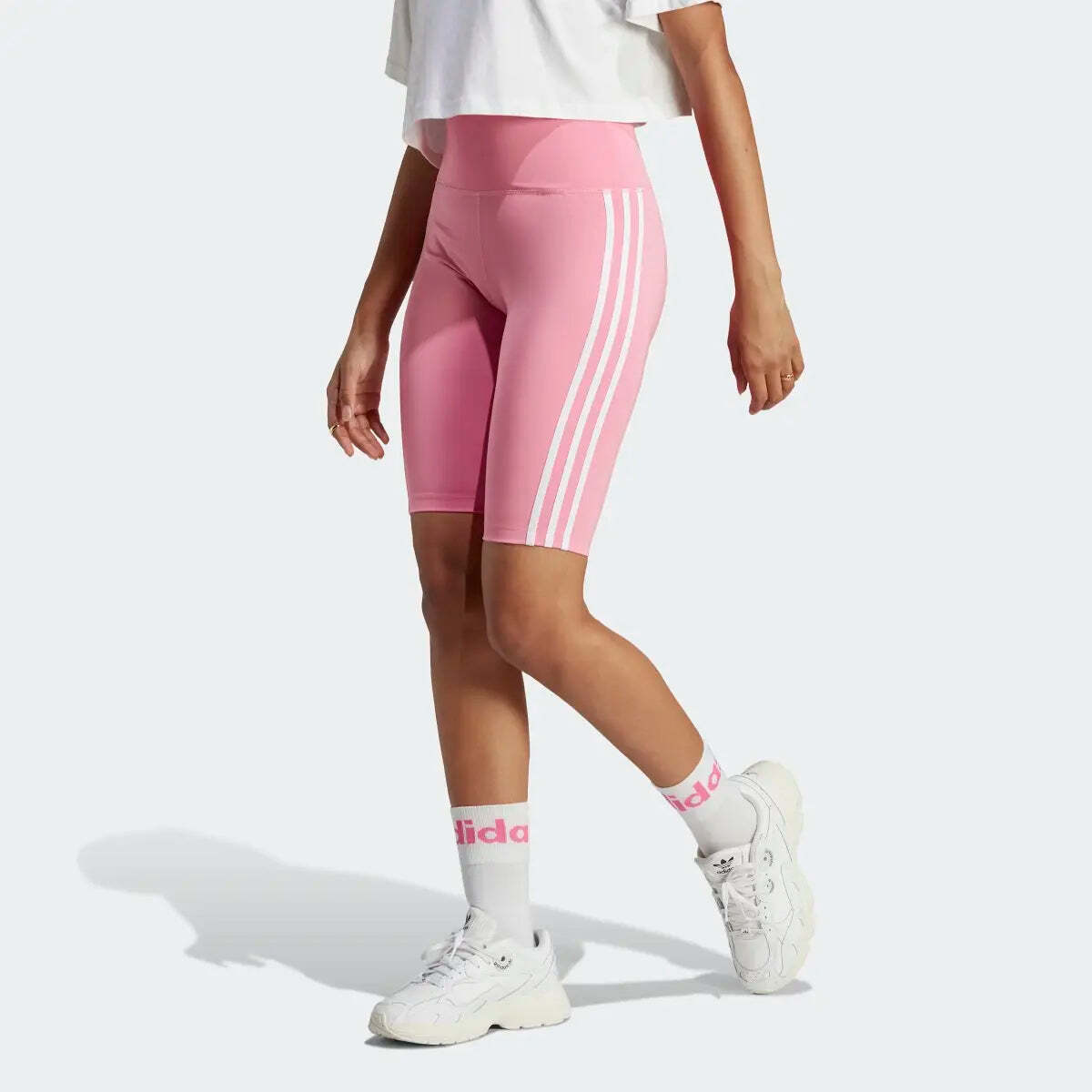 IA1734] Womens Adidas HIGH WAISTED SHORT TIGHTS