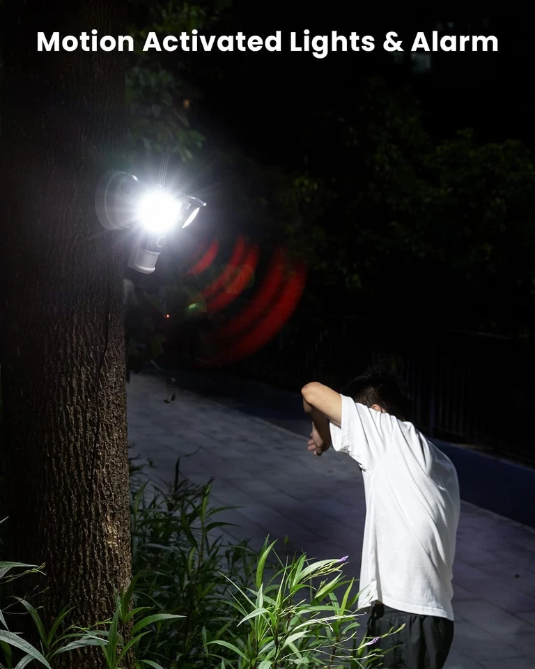 ieGeek Security Floodlight Camera with Color Night Vision WiFi Wired Home CCTV - Image 2 of 4