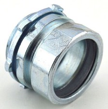 Bridgeport Fittings 252-US, 1", Steel, Compression, EMT Conduit Connector, 1 pc