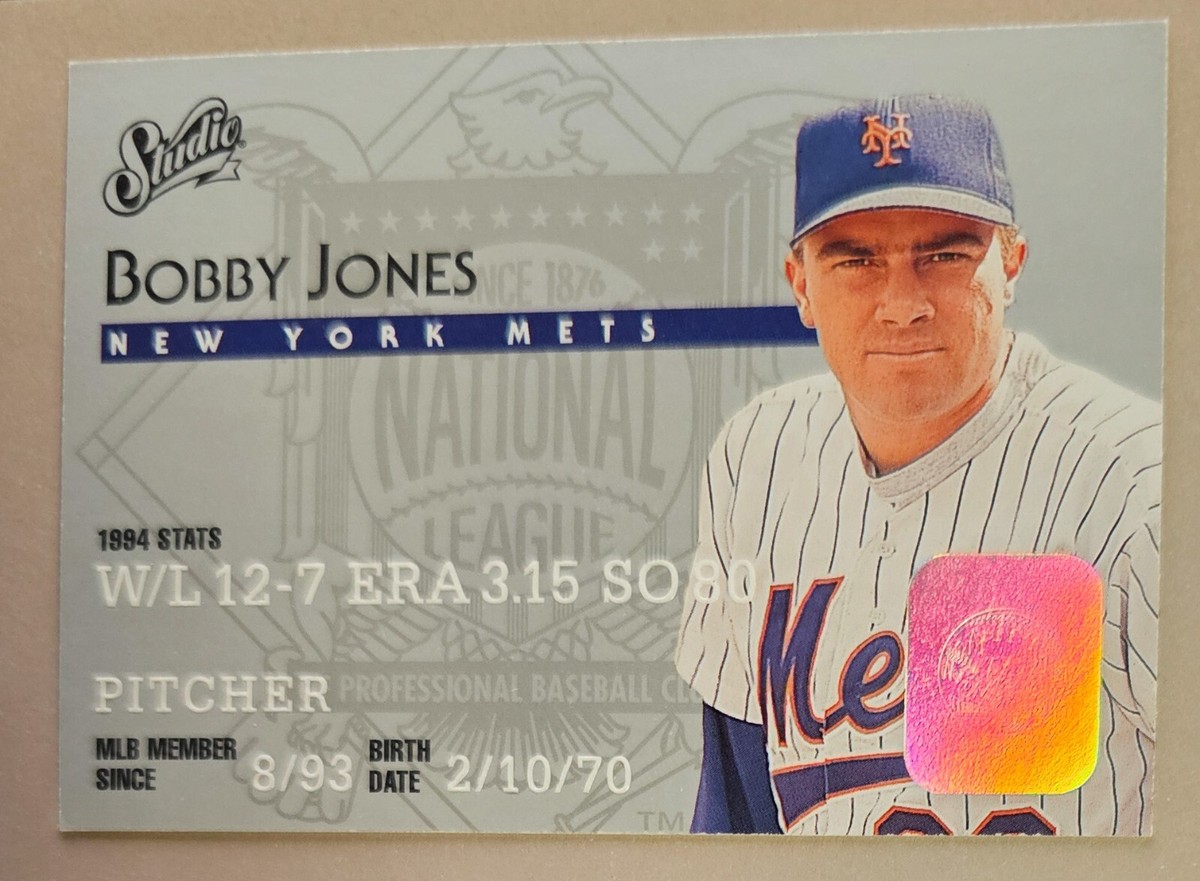 1995 Donruss Studio Bobby Jones Card #188 New York Mets | eBay