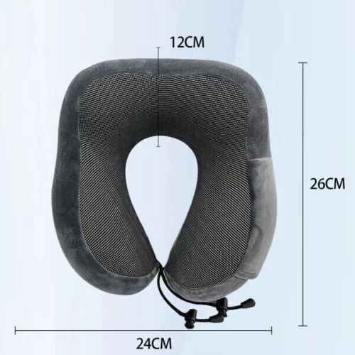 New Memory Foam U Shaped Travel Pillow Neck Support Soft Head Rest Car Plane A - Picture 2 of 24