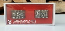 SERVIETTENRING PAAR 2 835 SILBER TAFELSILBER ROSENMUSTER SILBERBESTECK ROSEN 1a