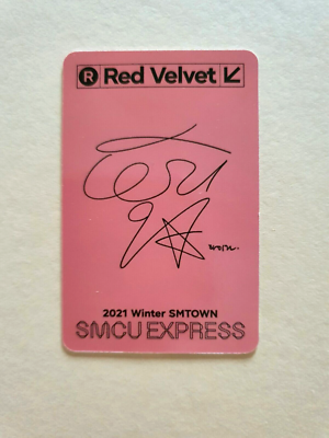 SMTOWN : SMCU Express Red Velvet Official Photocard SMT SMTOWN Ver