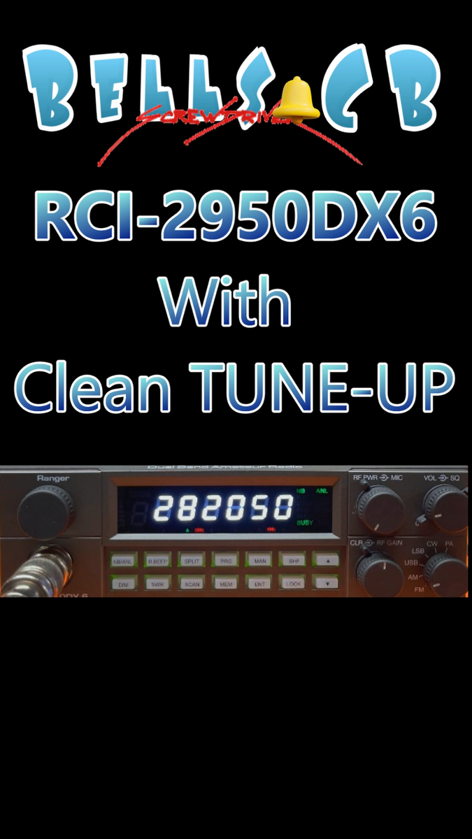 Ranger RCI-2950DX6 - 10M Radio NEW-2024 White LED Tuned by