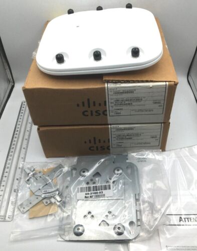 Cisco Lot of 2 Dual Band Wireless Access Point  AIR-CAP3502E-A-K9 NIB Free Ship - Picture 1 of 5