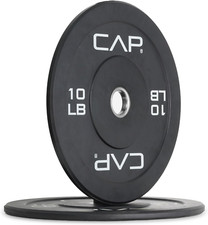 2 CAP Rubber Olympic Bumper Plates 10lbs