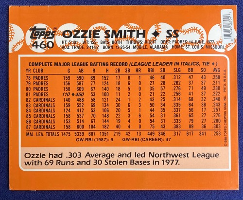 1988 Topps Baseball Stars Duo-Tang Sheaffer Eaton 2-Taschen Schulportfolios - Bild 24 von 50