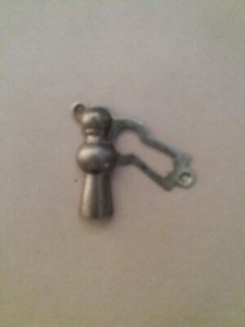 ANTIQUE VINTAGE BRASS ESCUTCHEON KEY COVER PRIVACY