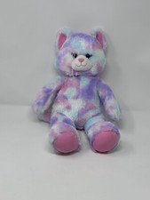 BABW / Build a Bear Workshop PASTEL SWIRL CAT 16" Plush Stuffed Toy 024357