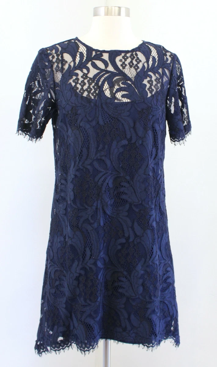 Navy blue top tahari dress