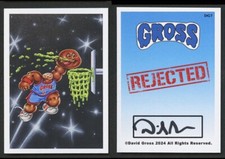 Garbage Pail Kids Artist David Gross Rejected Art Trading Card - Michael Jordan